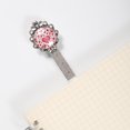 thumbnail image 2 of Valentine's Day Love Vintage Silver Lace-Edged Bookmark: a Gift for Book Lovers and Readers, 2 of 5