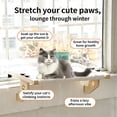thumbnail image 3 of AOOOWER Space Saving Cats Hammock Bed With Detachable Cover For Small Cats Sun Bath Rest, 3 of 14