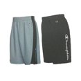 thumbnail image 3 of Champion Boy's Moisture Wicking Quick Dry Active Shorts, 2 Pack (Concrete Grey-Black/Black, 5/6), 3 of 3