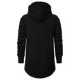 thumbnail image 2 of LEEy-world Hoodies for Men Heavyweight Sweatshirt - Full Zip Up Thick Sherpa Lined Mens Sweatshirt Black,XL, 2 of 3