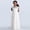 NEW Blue, variant on WSMEA Dresses for Girls Dance Lace Performance Wedding Flower White Hollow Short Sleeve Sun Dress