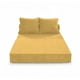 thumbnail image 2 of Sofá Cama Matrimonial Plegable + Cojín Espacio Optimizado Mustard, 2 of 8