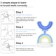thumbnail image 5 of Cepillo de dientes en forma de U 2-6 años Boca completa Bebé Bebé Cepillo de Dientes Manual Dientes Lenguida Limpieza Transporte Suministros de Viajes Azul Inevent HA028521-02B, 5 of 7