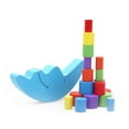 Wooden Stacking Toy, Moon Equilibrium Game Wooden Stacking Blocks