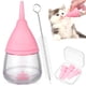 thumbnail image 1 of Botella de lactancia para mascotas, botellas para cachorros, botellas para gatitos para amamantar con tetinas reemplazables, 1 of 5