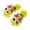 Yellow, variant on Kids Reindeer LED Light-Up Slide Sandals Fun Open-Toe Shoes Color:Yellow,Size:4-4.5 Years