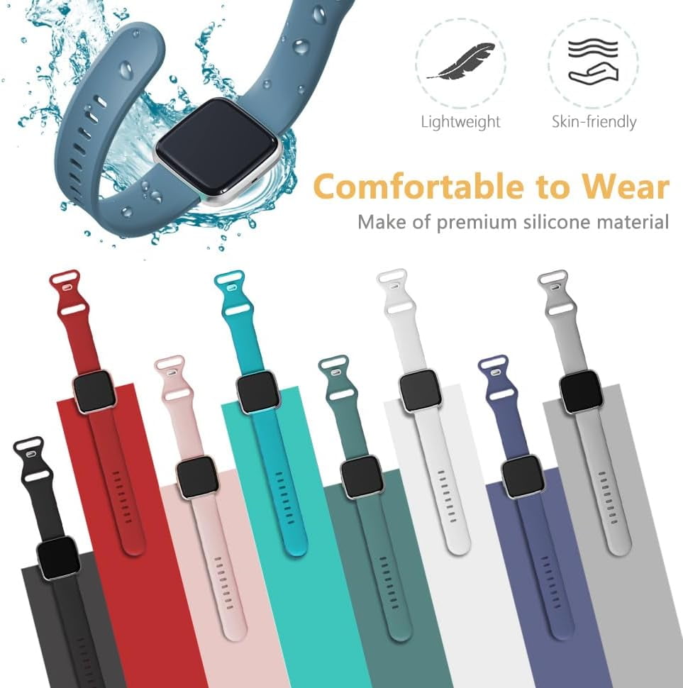MKEUDQ-Compatible with TUYOMA Smartwatch Bands, Classic Watch Bands 22mm Soft Silicone Bands Bracelet Sports Strap for Men & Women Compatible with TUYOMA LW36 Smartwatch-1.32 Inches,Compatible with
