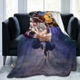 thumbnail image 3 of Demon Slayer Cartoon Printing Throw Blanket, All Seasons Flannel Fleece Blanket, Soft & Warm Plush Blankets for Couch Sofa Bed Camping Travel, 40"x30", 3 of 9