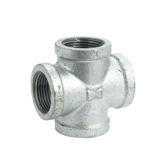 Southland 3/4 In. Malleable Iron Galvanized Pipe Cross 511-004BG