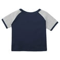 thumbnail image 3 of Infant Navy/Heather Gray New York Yankees Little Slugger Two-Pack Bodysuit Set, 3 of 5