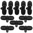 thumbnail image 4 of 10 Pcs Drip Irrigation Fittings Lock Barbed Tee For 1/2 Inch To 1/4 Inch Vinyl Tubing Drip Line Parts 3-Ways Tees Irrigation Connectors For Drip Sprinkler Garden Lawn Systems, 4 of 6