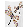 thumbnail image 3 of Ambesonne Colorful Tablecloth Rectangular Table Cover, Dragonflies Black Body, 52"x70", Multicolor, 3 of 4