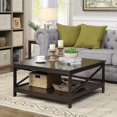 thumbnail image 2 of Convenience Concepts Oxford Table Basse Carrée de 36 Pouces en Fini Bois Espresso, 2 of 5