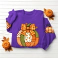 thumbnail image 6 of HongQid Crew Neck Sweatshirts Women Graphic Fall Pumpkin Thanksgiving Pullover Tops Oversized Winter Autumn Shirts, 6 of 7