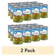 (2 pack) Great Value French Style Green Beans, 14.25 oz, 12 Cans