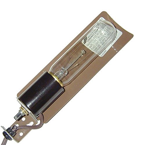 Curio Light Assembly, AG Brown, with 8' cord, 25T10 Clear 25 Watt Bulb