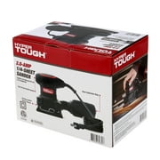 Hyper Tough 2 Amp Corded 1/4 Sheet Palm Sander with Dust Bag, Vacuum Hose Adapter, Punch Plate & 3 Sanding Sheets, New Condition