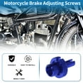 thumbnail image 2 of Tornillos ajustadores de palanca de freno de motocicleta Unique Bargains M8 Tornillos ajustadores de freno Unique Bargains Azul 2 Pcs, 2 of 6