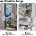 thumbnail image 4 of Metal Window Frames, Baby Safety UPVC Window Lock, Window Safety Locks for Toddlers & Pets, Easy to Install - q36, 4 of 5