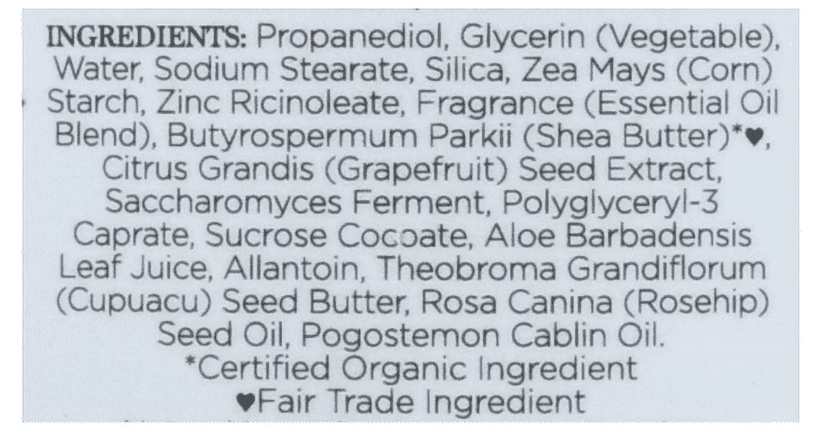 Nubian Heritage PATCHOULI & BURITI 24 HOUR DEODORANT 2.25 oz.(Pack of 2 )