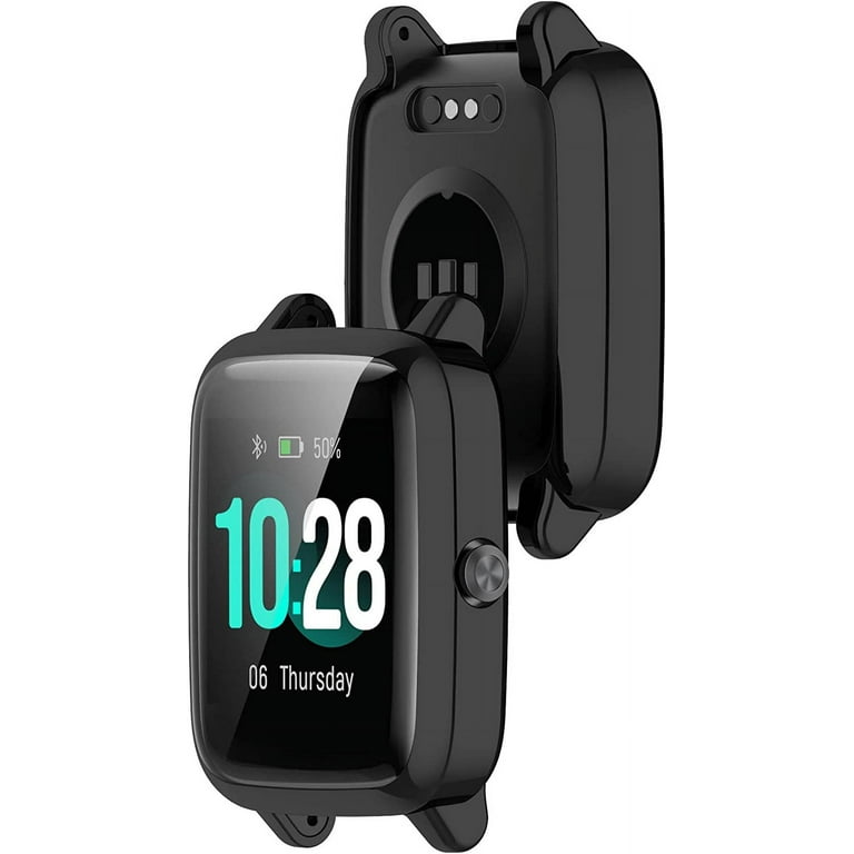 Case Cover Compatible with Letsfit ID205L Smart Watch Case All Around Protective Case Soft TPU Bumper Screen Protector for Letsfit ID205L 1.3 Smartwatch 3Black Walmart