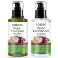 thumbnail image 1 of Onion Conditioner + Onion Shampoo Set for Hair Growth & Anti Hair Loss, Deep Conditioner for Color Treated Hair, Anti Frizzy Moisturizing Gentle Scalp, 1 of 5