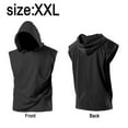 thumbnail image 2 of Camisetas sin mangas con capucha para hombre, camisetas negras para culturismo, camisetas sin mangas para gimnasio, 2 of 7