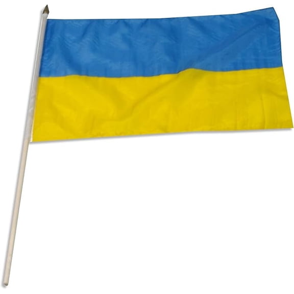 Ukraine flag 12 x 18 inch