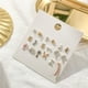 thumbnail image 3 of Surtido de pendientes para mujer con para el oído, 9 pares Zulema aretes, 3 of 6