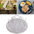 thumbnail image 4 of MUNEFE Stainless Camping Toaster Toaster Rack, Toaster Bread Toaster Holder Rack, Steel Cam Toaster Rack for becue Parties and Outdoor Picnics, 4 of 8