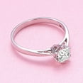 thumbnail image 2 of Gleaming Solitaire Diamond ring 0.33 Carat Princess Cut Diamond on 10k Gold, 2 of 4