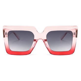 FEISEDY Retro Oversized Cateye Sunglasses for Women Vintage  display picture 3