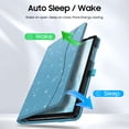 thumbnail image 4 of Funda Fintie para Samsung Galaxy Tab A11+/A9+ de 11" con brillo azul, 4 of 9