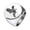 Silver, variant on Men's Stainless Steel Punk Zodiac Rooster Plated Glossy Signet Rings Gothic Titanium Biker Chunky Band Silver Size 10