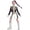 Rumi, variant on HTQWLP 3 Piece Halloween Popular Singers Costume, Halloween Role Play Girls Pop Star Fancy Dress Outfits, Halloween Party Stage Performance Dress up for Girls, Black/120