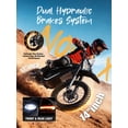thumbnail image 5 of ESKUTE NOVAX Electric Dirt Bike for Adults/Teens, 4000W 46MPH Fast Electric Motorcycle, 48V 22.8Ah Long Range Battery, Full Suspension, Hydraulic Brakes,Black, UL2849, 5 of 6