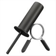thumbnail image 1 of Weight Stack Pin, Gym Pin with Spring Clip Collar,Weight Pins for Weight Stack Machine, Strength Training Equipment 8mm,1 x latch rod (110mm long) 1 x rubber handle retaining ring,Black, 1 of 7