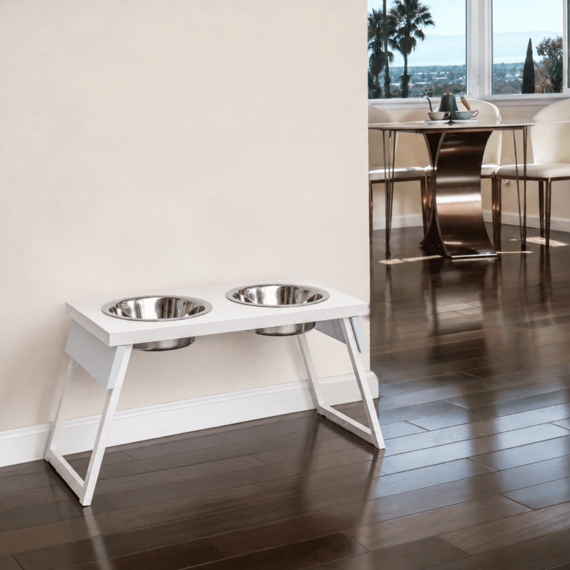 Dr. Pol™ ECOFLEX® Hi-Lo Adjustable Dog Diner