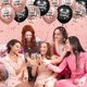 thumbnail image 5 of Yanonmyfd Rose Gold Birthday Balloons - 18pc Party Decorations with Confetti Latex Balloons for Women & Girls - Happy Birthday & Anniversary Celebrations,40th, 5 of 18