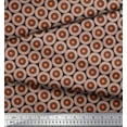 thumbnail image 2 of Soimoi Black Cotton Duck Fabric Mandala Geometric Print Fabric by the Yard 42 Inch Wide, 2 of 3