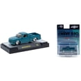 thumbnail image 1 of Auto de colección a escala 1/64 CASTLINE Chevrolet S10 Pickup 1995 color verde azulado, 1 of 2