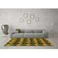thumbnail image 3 of Ahgly Company Indoor Rectangle Abstract Yellow Modern Area Rugs, 8' x 10', 3 of 4