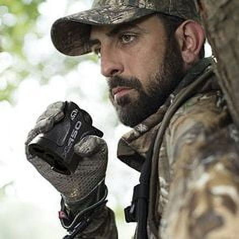 Halo Optics XL450-7 Laser Hunting Rangefinder, Accurate Precise Water-Resistant Ergonomic Non-Slip Grip Portable Durable Hunting Laser Range Finder with Scan Mode