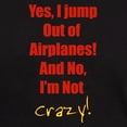 thumbnail image 3 of CafePress - Jump Out Of Planes Dark T Shirt - Men's Classic Graphic Cotton T-Shirt, 3 of 4