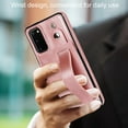thumbnail image 2 of Dteck for Samsung Galaxy S20 Wallet Card Case, Shockproof Premium PU Leather Soft TPU Business Cover with Wrist Strap Kickstand Flip Stand Protection Case, rosegold, 2 of 7