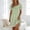Mint Green, variant on QUNYINEY Blue Women Plus Dresses Short Sleeve Midi Summer Lace T-Shirt Dress Drop Shoulder Pleated Lounge Crew Neck Loose Fit Dresses
