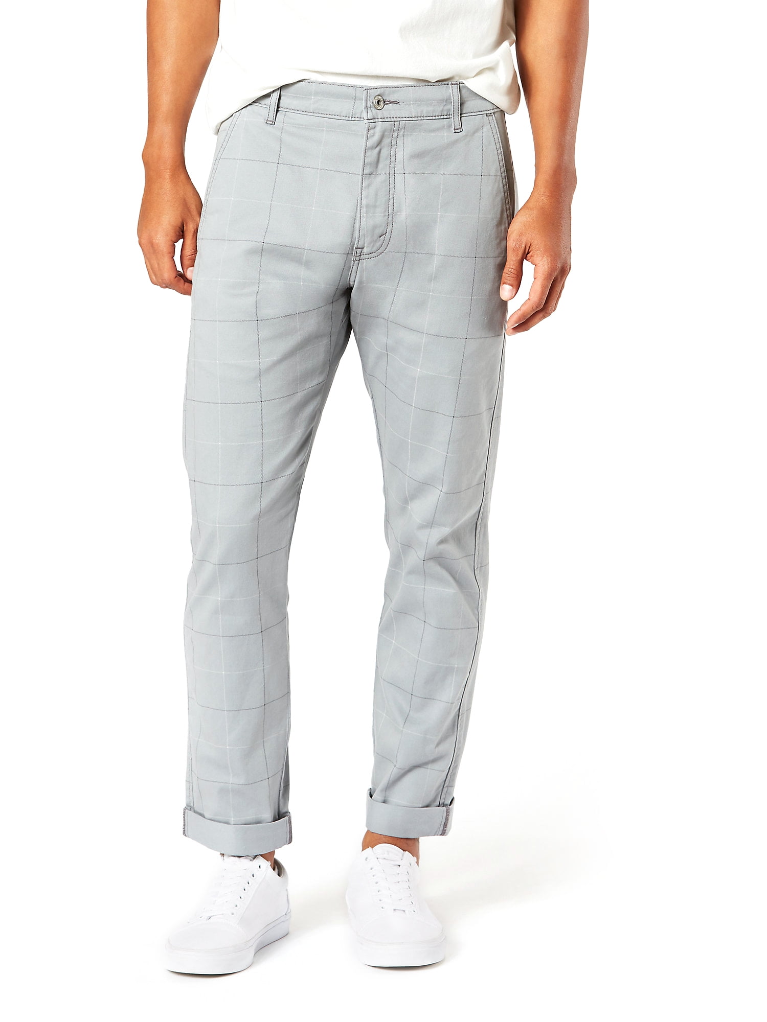 Signature by Levi Strauss & Co. Men's Chino Pants with Piping - Walmart.com