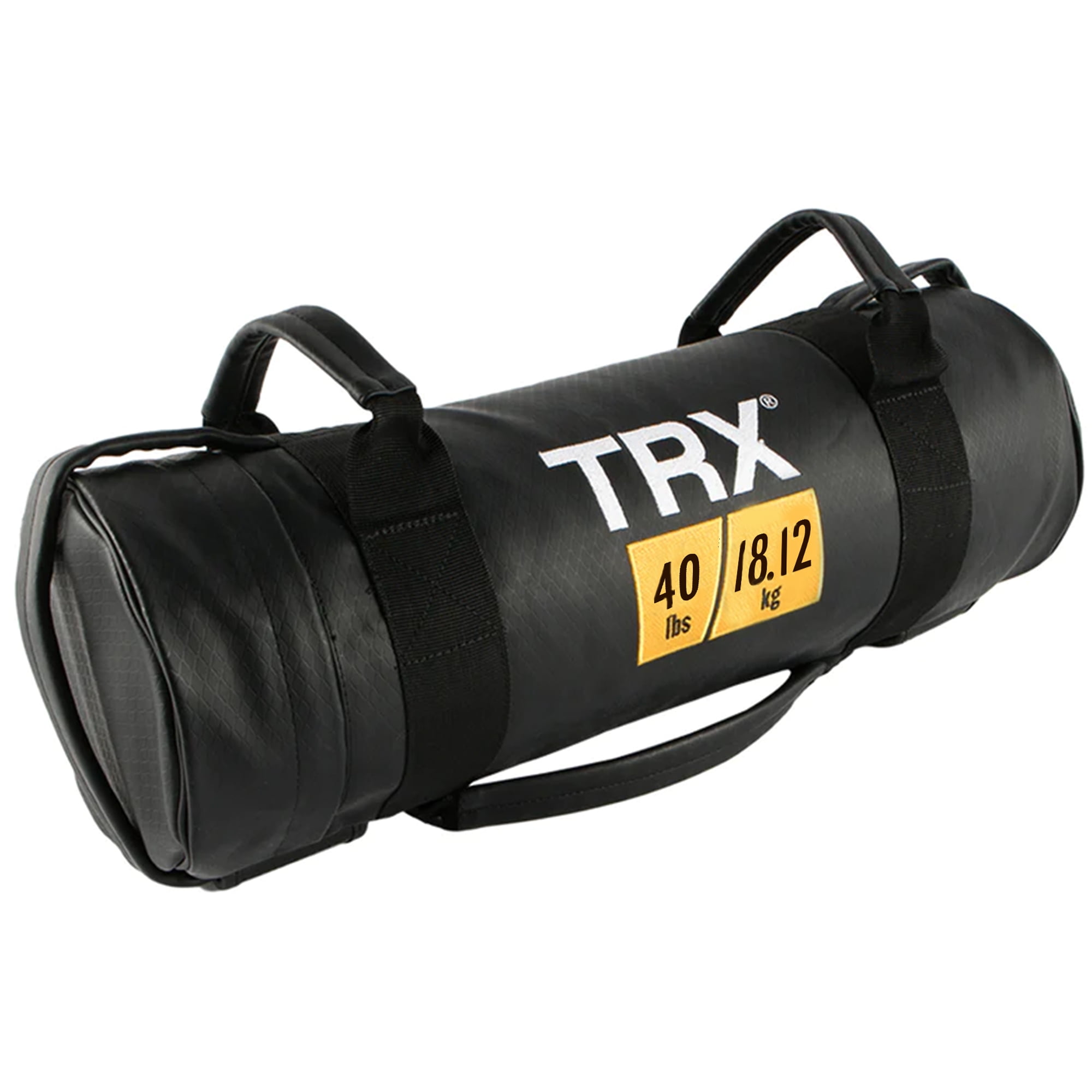 TRX Power Bag 40 Pound Vinyl Sandbag Weighted Gym Exercise Bag Black Walmart