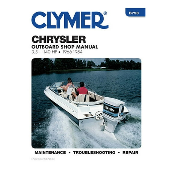 Clymer Repair/Service Manual '66-84 Chrysler Outboard 3.5-140 HP (CB750)