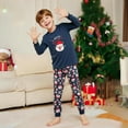 thumbnail image 2 of ELUTONG Boy's Christmas Pajamas，Kids Long Sleeve Santa Claus and Dinosaur Sleepwear Sets for 2-12T, 2 of 7